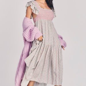 NWT LoveShackFancy Burnley Midi Dress, XS